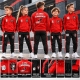 Dres Sportowy Personalizowany Creta czarno-czerwony